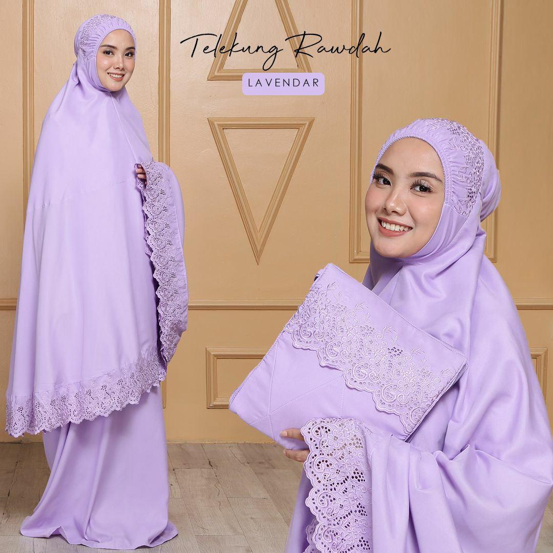 Telekung Rawdah Safia Series - Islamic Bazaar SG